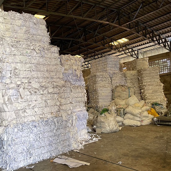 รับอัดกระดาษ รับอัดเศษกระดาษ นนทบุรี - รับซื้อกระดาษ ขายกระดาษโรงงาน - แสงไพศาลค้ากระดาษ